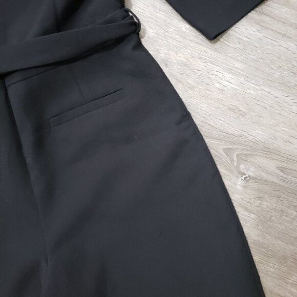 Madewell Sloan Jumpsuit Black Sz 2 - Picture 7 of 8
